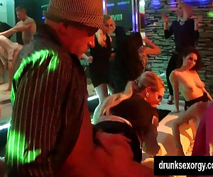 Erotic babes fuck in club