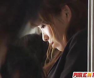Yuki is fucked in mouth at toilet
