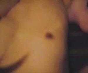 Homemade Asian Girl with two white old guys
