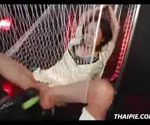 Shaved Asian Teen Made To Orgasm