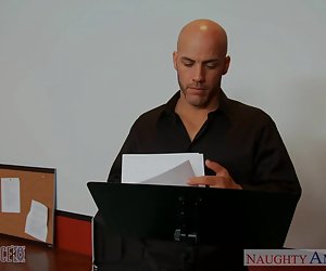 Blonde office babe Krissy Lynn gets nailed