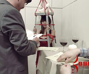 Asian Marica Hase gets brutal anal degradation and bondage
