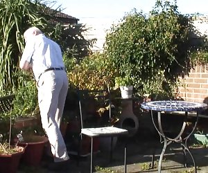 Old man fucks busty teen