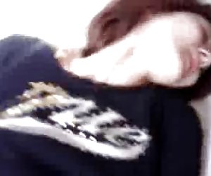 An asian girl gives a superb blowjob