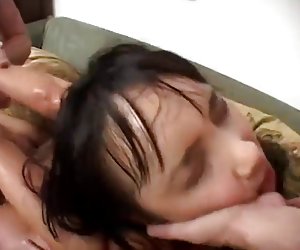 french asian woman rough gangbang