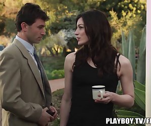 Stoya gets fucked agaist the wall