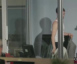 Samantha Rone has passionate office sex